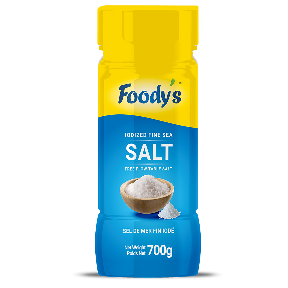 Foody's Food-Iodized Fine Sea Salt